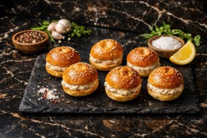 Mini bagel poulet