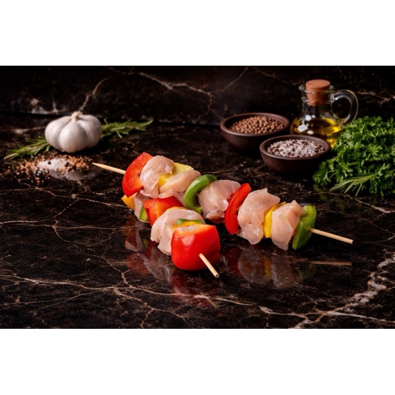 Brochettes de poulet