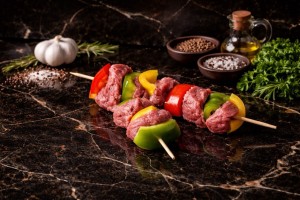 Brochettes de boeuf