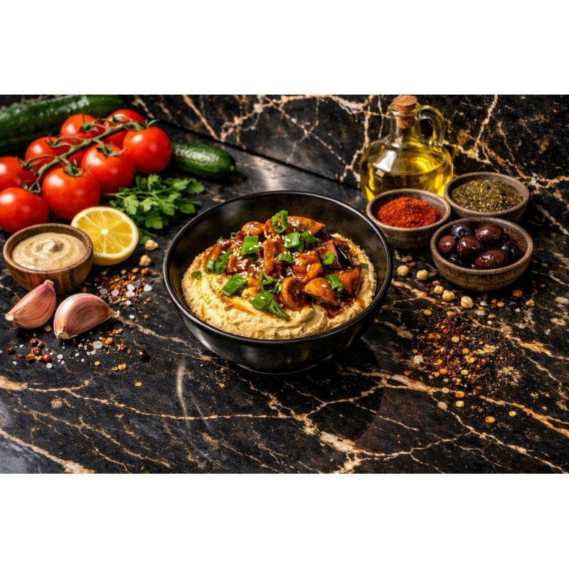 Houmous champignons